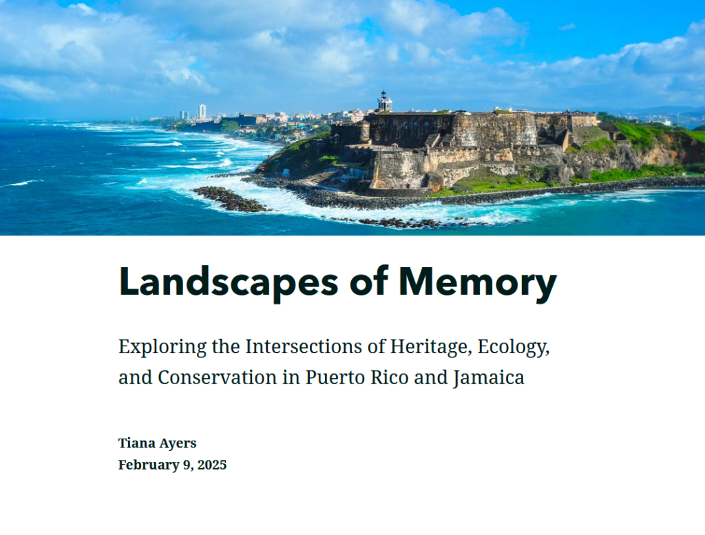Cover photo of Tiana's StoryMap