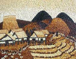 Artist uses rice to make pictures - English Through the News - Vietnam News  | Politics, Business, Economy, Society, Life, Sports - VietNam News