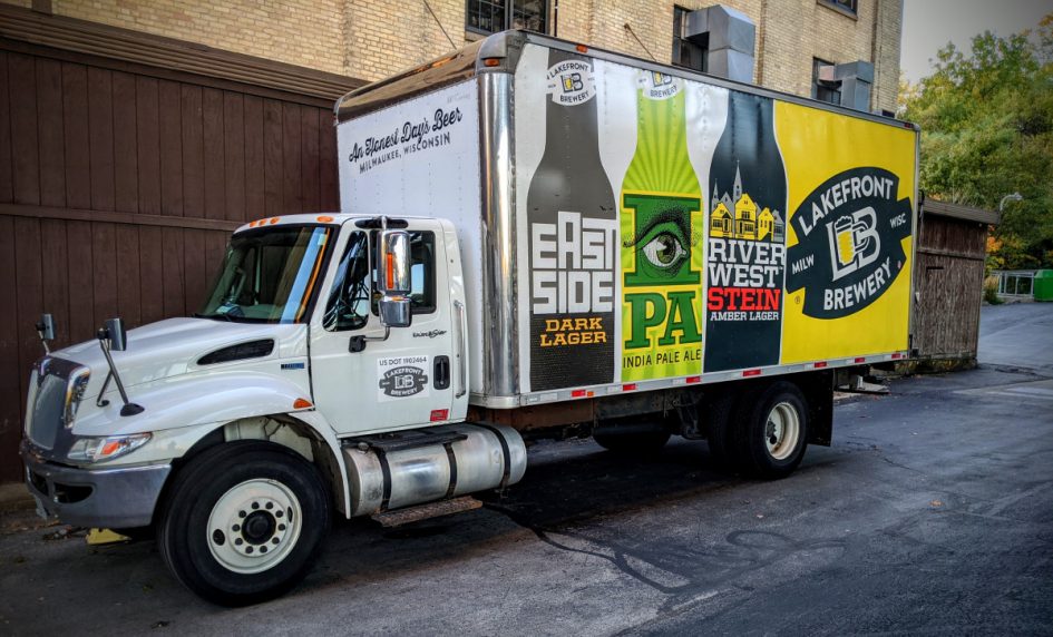 Lakefront Brewery delivery truck