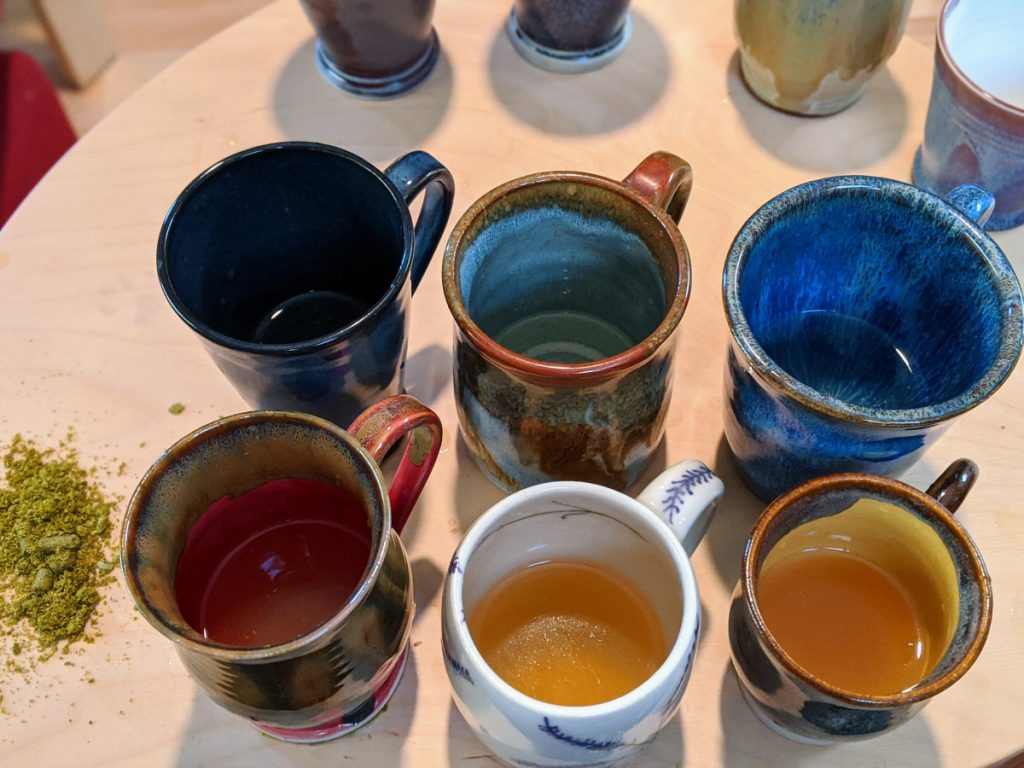 Steaped hop teas