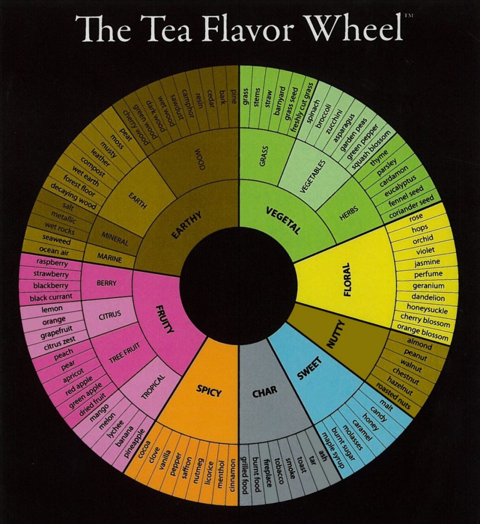 tea flavor wheel